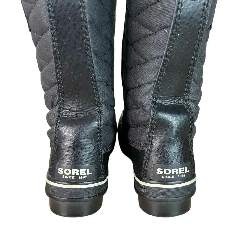 Sorel Boots Womens 6.5 Black Tofino II Faux Fur Lined‎ Waterproof Snow Outdoors